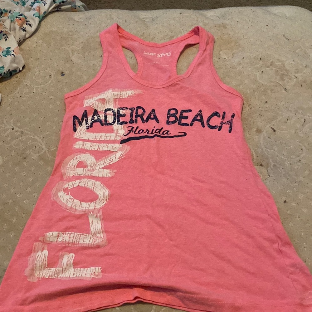Surf Style Maderia Beach Florida Tank Top